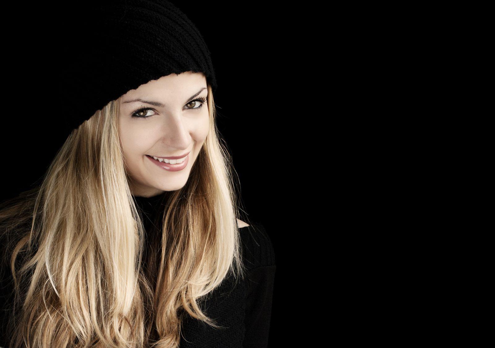 A wool beanie