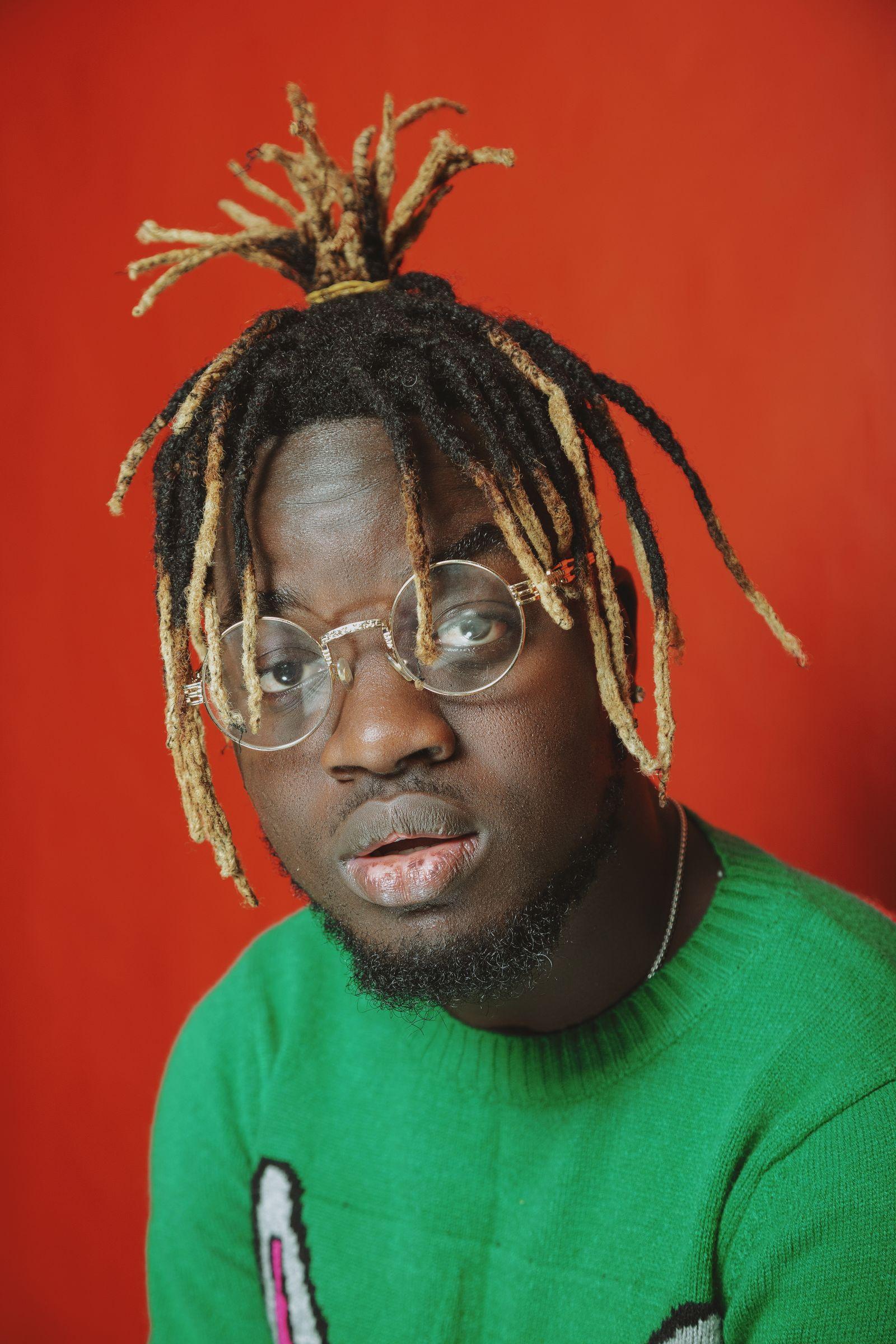 A heavier-gauge crewneck sweater